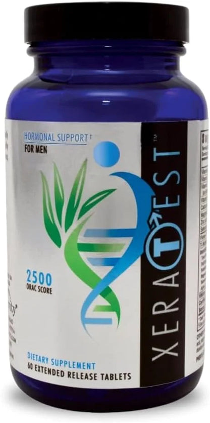 Youngevity XeraTest™ Hormonal Support for Men - Testosterone Support + Telomere Health - With Fucoidan Blend, Whole Foods,...