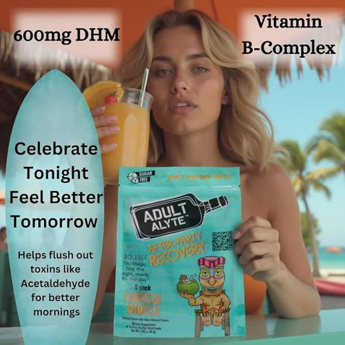 After Alcohol Aid Wellness Vitamins I Restore Better Mornings I Dihydromyricetin DHM & B Vitamins Complex I Antioxidants S...