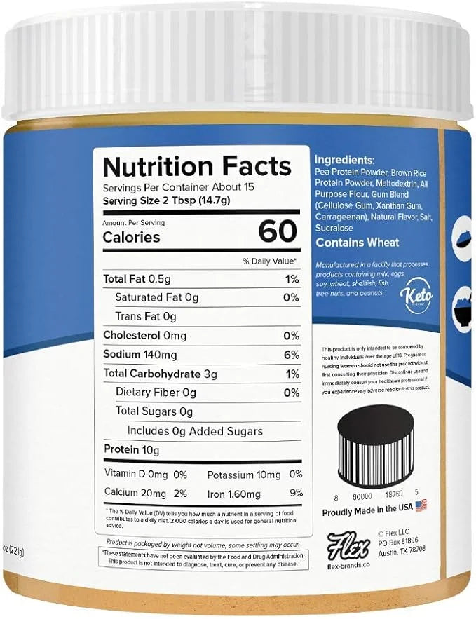 Flexible Dieting Lifestyle Vegan Protein Cookie Butter Powder - Blueberry Pastry | Dairy-Free, Keto-Friendly, Low Carb, Su...