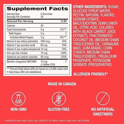 Neutrogena Clear Complexion Antioxidant Gummies 60 ct