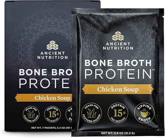 Bone Broth Protein Powder by Ancient 15g Protein 7 Count