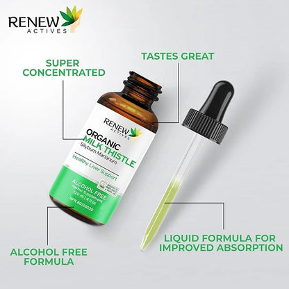 Renew Actives Milk Thistle Liquid Extract 4 fl