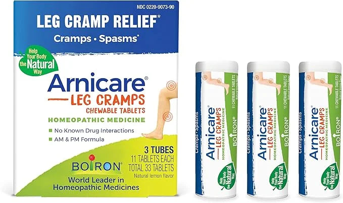 Boiron Arnicare Leg Cramps for Day and Night Relief from Cramping and Stiffness in Feet or Calves - 33 Tablets - Product I...