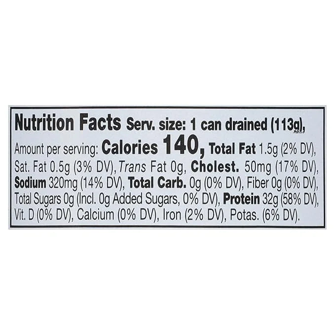 Bumble Bee Prime Solid White Albacore Tuna in Water, 5 oz Can - Premium Wild Caught Tuna - 32g Protein per Serving - Non-G...
