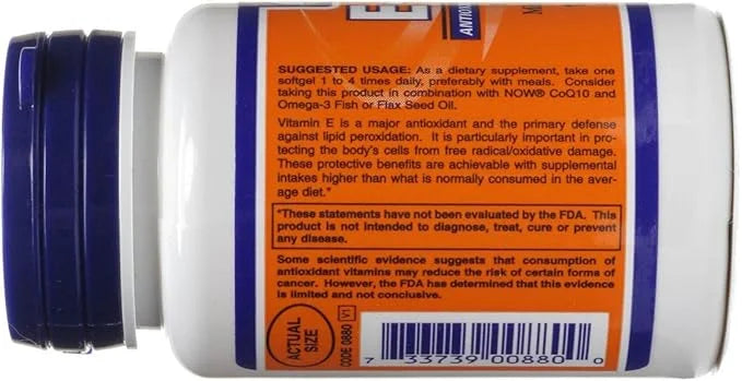 Vitamin E-200 IU 100 Softgels (Pack 2)