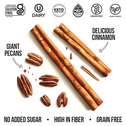 TGB Cinnamon Keto Granola | 1g Net Carb Cereal | Gluten Free Low Carb Nut Snack, 10 Ounces - Product Image
