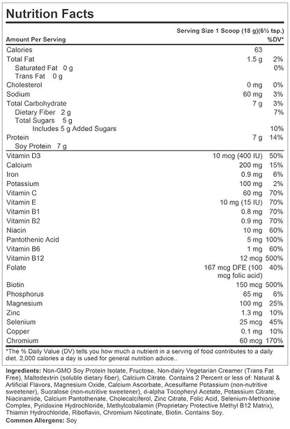 Andrew Lessman Secure Soy Complete Meal 60 Servings 63 Calories, 7 Grams