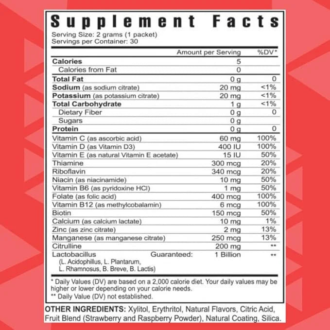 Youngevity Kidsprinklz Watermelon Mist Multi-vitamin Powder 30 Servings