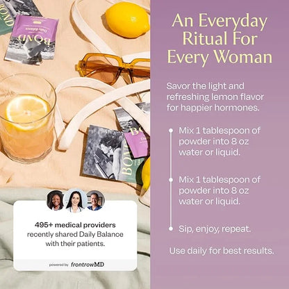 BOND Hormone Balance for Women 20 Travel Packs - Prenatal Vitamins - Supports Menstrual Cycles, Ovulation, Nutrient Levels...
