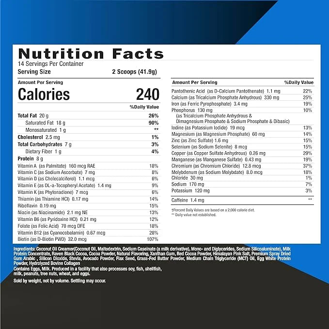 Keto Science Ketogenic Meal Shake Chocolate Dietary Supplement, Rich in MCTs and Protein, Packed with Collagen, Vitamins a...