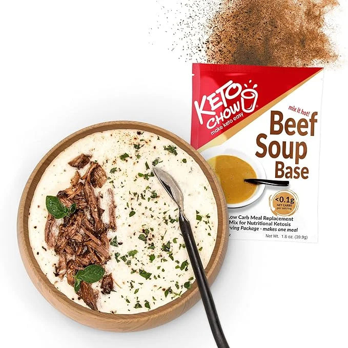 KETO CHOW BEEF SOUP BASE 1 MEAL