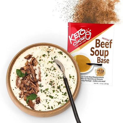 KETO CHOW BEEF SOUP BASE 1 MEAL