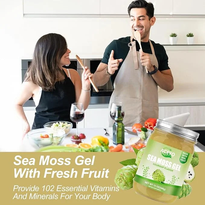 (12 OZ) Irish Sea Moss Gel 102 Vitamins