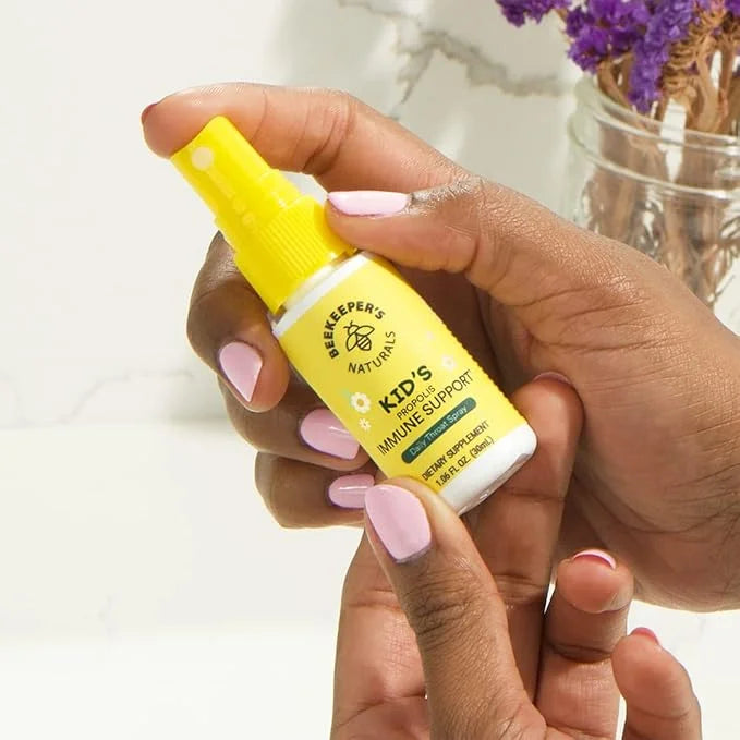 Beekeeper's Naturals Kids Propolis Throat Spray 95% Bee 1.06 oz 2)