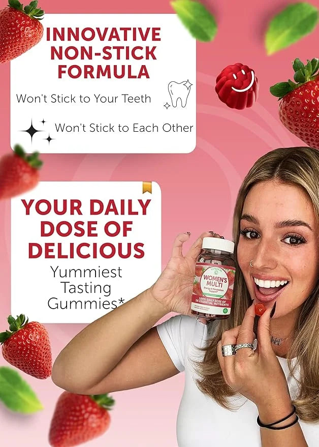 Lunakai Vitamin B12 and Women's Multivitamin 3000mcg Methylcobalamin 100% Daily 16 Essential 30 Days