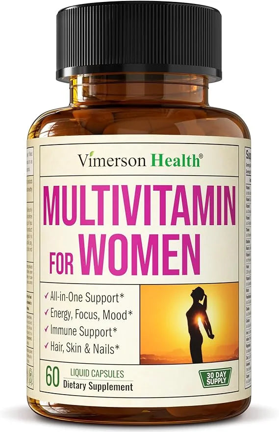 Multivitamin for Women - Daily Womens Multivitamin & Multimineral with Vitamin A, C, D, E, B12, Zinc, Iron. Vitamins for W...