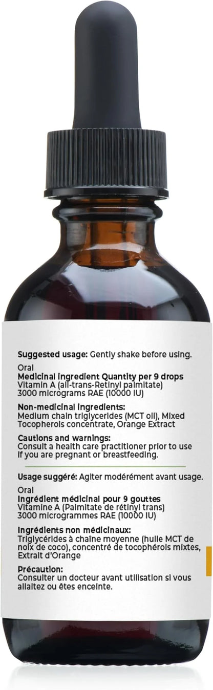 Why Not Natural Vitamin A Drops 10000 IU 1 oz
