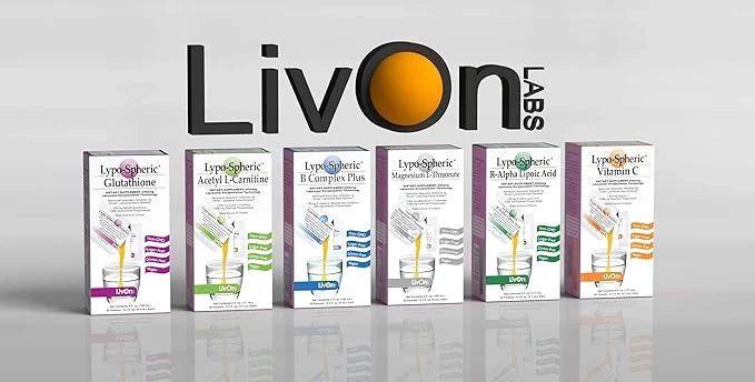 LivOn Laboratories Lypo-Spheric R-Alpha Lipoic Acid 30 Packets 226mg Per 100% Non-GMO