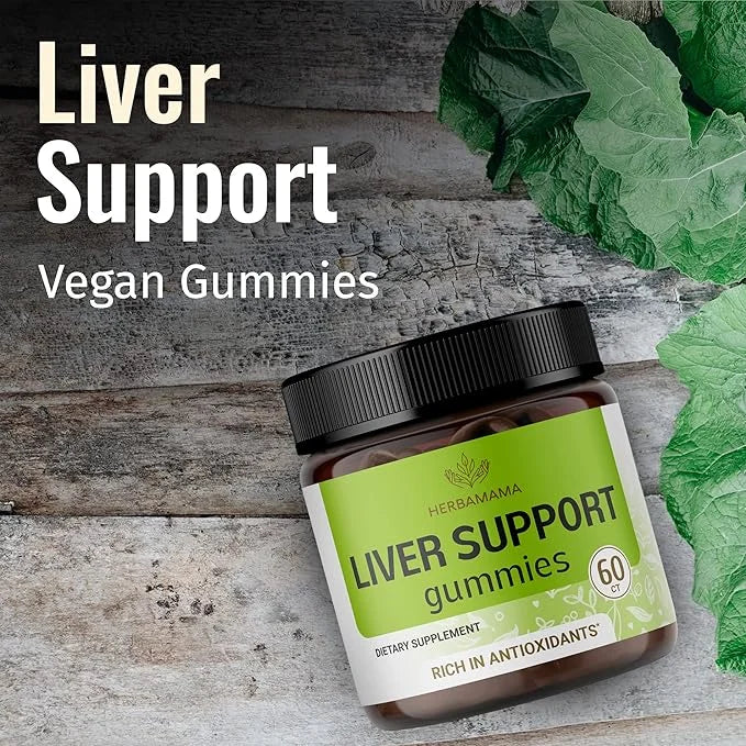 HERBAMAMA Liver Support Gummies 60 Chews