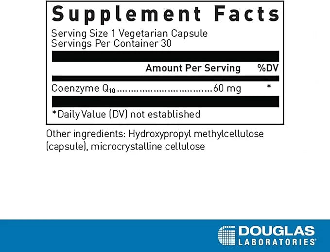Douglas Laboratories Coenzyme Q-10 60mg 30 Capsules