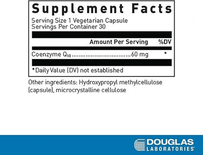 Douglas Laboratories Coenzyme Q-10 60mg 30 Capsules