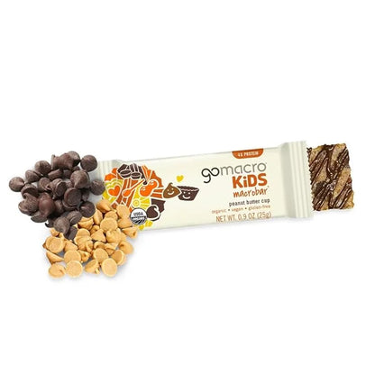 GoMacro Kids MacroBar Organic Vegan Snack Bars - Peanut Butter Cup (0.90 Ounce Bars, 7 Count) (Packaging May Vary) - Produ...