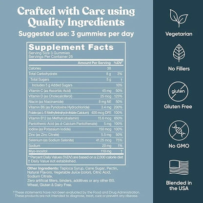 Conception for Her Fertility Gummies - Fertility Supplements for Women with Myo Inositol, Folate & More Essential Nutrient...