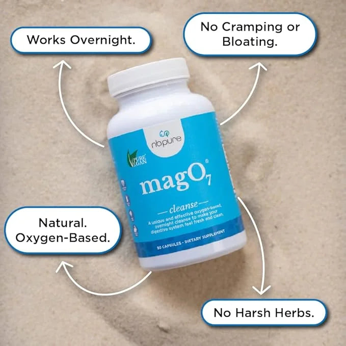 nbpure MagO7 - Natural Colon Cleanse 90 Capsules