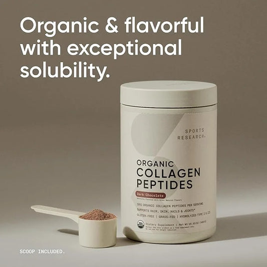 Sports Research® Organic Collagen Powder 30 Servings