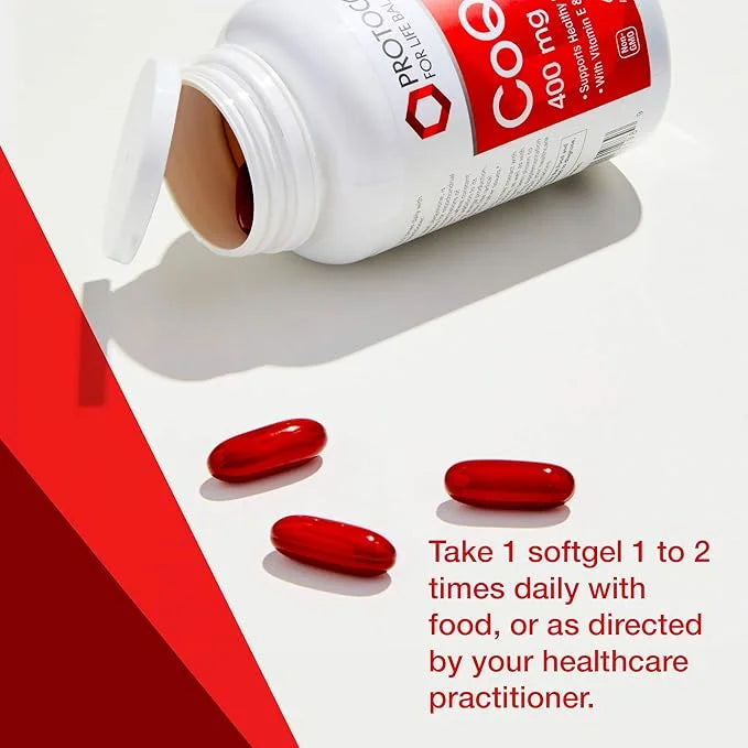 Protocol CoQ10 400mg with Vitamin E 60 Softgels