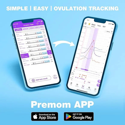 Ovulation & Pregnancy Test Strips Kit: 25 Ovulation 10 Pregnancy 35 Large 25LH + 10HCG + 35 Urine