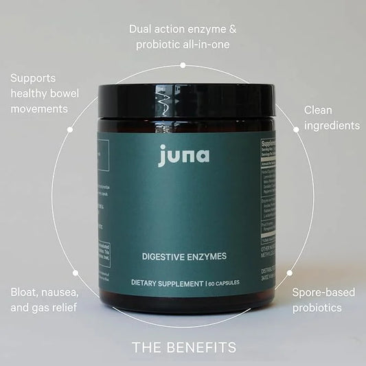 Juna Detox Digestive Enzymes 2- in -1 Digestive