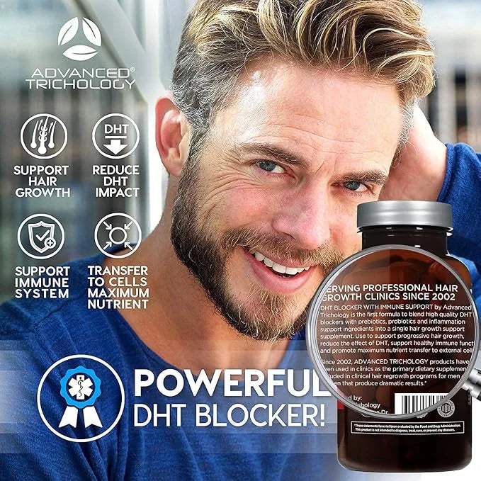 DHT Blocker - Hair Growth Supplement for Genetic Thinning for Men and Women | Approved* by American Hair Loss Association ...