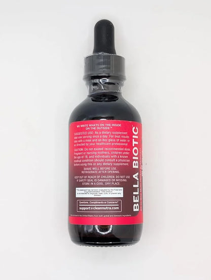 Liquid Probiotics for Women Drops with Chasteberry, Black Cohosh, Prebiotics, Digestive Enzymes, Evening Primrose Oil, Wil...