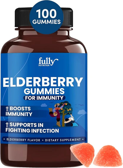 Sambucus Elderberry Gummies- Extra Strength 100 Count