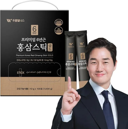 Korean Red Ginseng Sticks –Premium Red 12mg] 100p) 100p)