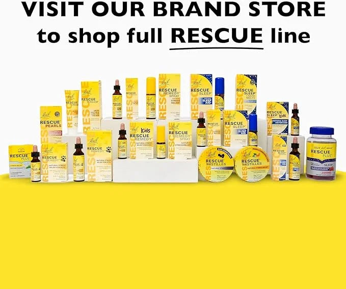 RESCUE Bach PLUS Sleep & Stress 1mg Melatonin, B6, Natural 3 Pack,