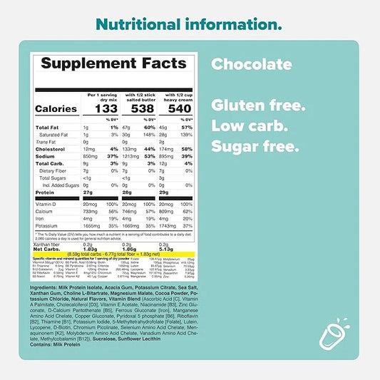 KETO CHOW CHOCOLATE 1 MEAL