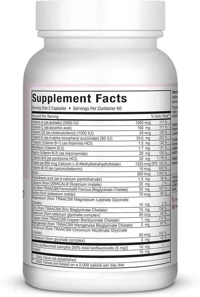 Maxi Small Prenatal Capsules with Methyl 120 ct