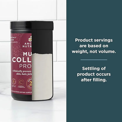 Ancient Nutrition Hydrolyzed Collagen Peptides Powder with Probiotics, Unflavored Multi Collagen Protein for Women and Men...
