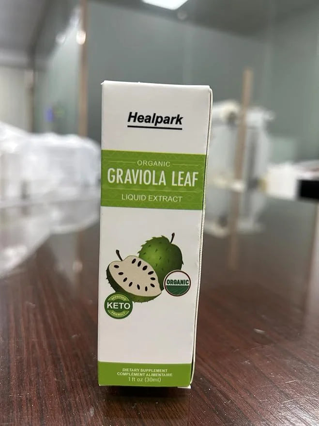 Healpark Soursop Bitters Liquid Graviola Leaf Extract 98% Absorption-1 Absorption-1 Fl