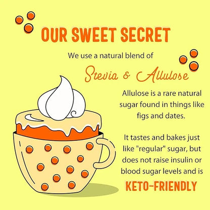 Sweet Logic Keto Baking Mix - Carrot Cake - Gluten-Free - Dairy Free - Diabetic-Friendly - High Protein - Allulose - Stevi...