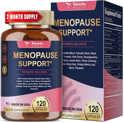 40-in-1 Menopause Supplements for Women, Multibenefit & Complete Black Cohosh for Hot Flashes, Night Sweats & Hormone Bala...