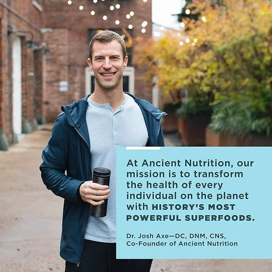 Vitamin B12 Supplement by Ancient Nutrition, Supports Energy Metabolism and Nervous System Health, Adaptogenic Herbs, Enzy...