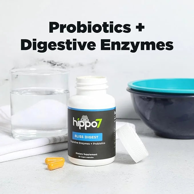Bliss Digest 7-in-1 Digestive Health Supplement (1 Bottle, 30 Vegan