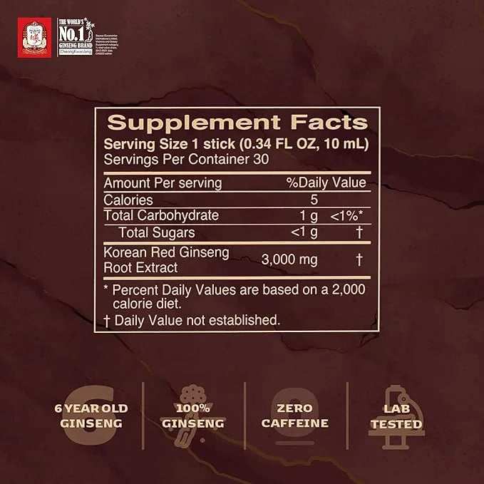 Korean Red Ginseng Everytime Limited 3000mg -30 Sticks