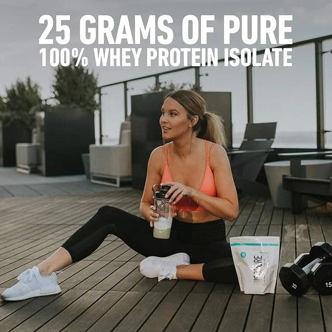 Isopure Low Carb 100% Pure Whey Isolate Protein Powder, Lactose Free, Gluten Free, With Vitamins, Tahitian Vanilla, 25g Pr...