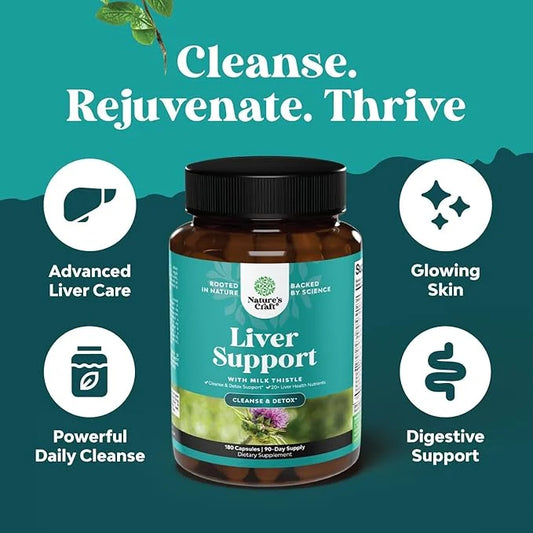 Liver Cleanse and Detox & Repair Formula 180 Count