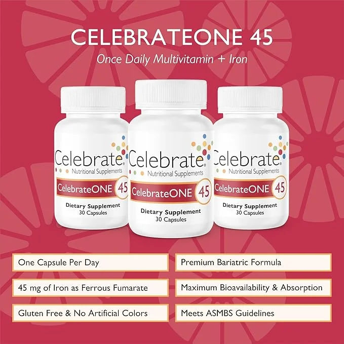 Celebrate Vitamins CelebrateONE 45, 45mg Iron (90 Capsules)
