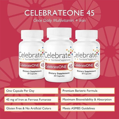 Celebrate Vitamins CelebrateONE 45, 45mg Iron (90 Capsules)